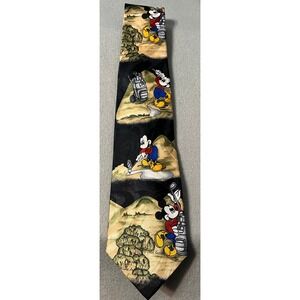 Vintage Mickey Unlimited Disney Golfing‎ Mickey Mouse Necktie Mens Tie